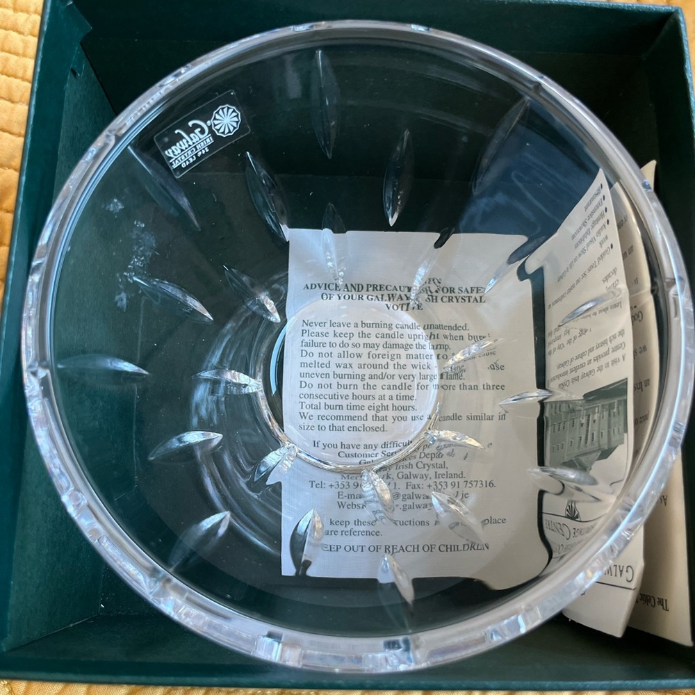 Galway Irish 24% Lead Crystal Small Bowl
